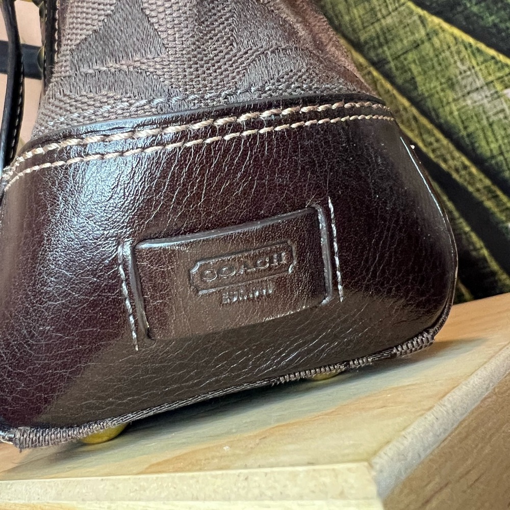 Coach Mini Hampton Signature Tote 👜 🤎✨ - Picture 4 of 12
